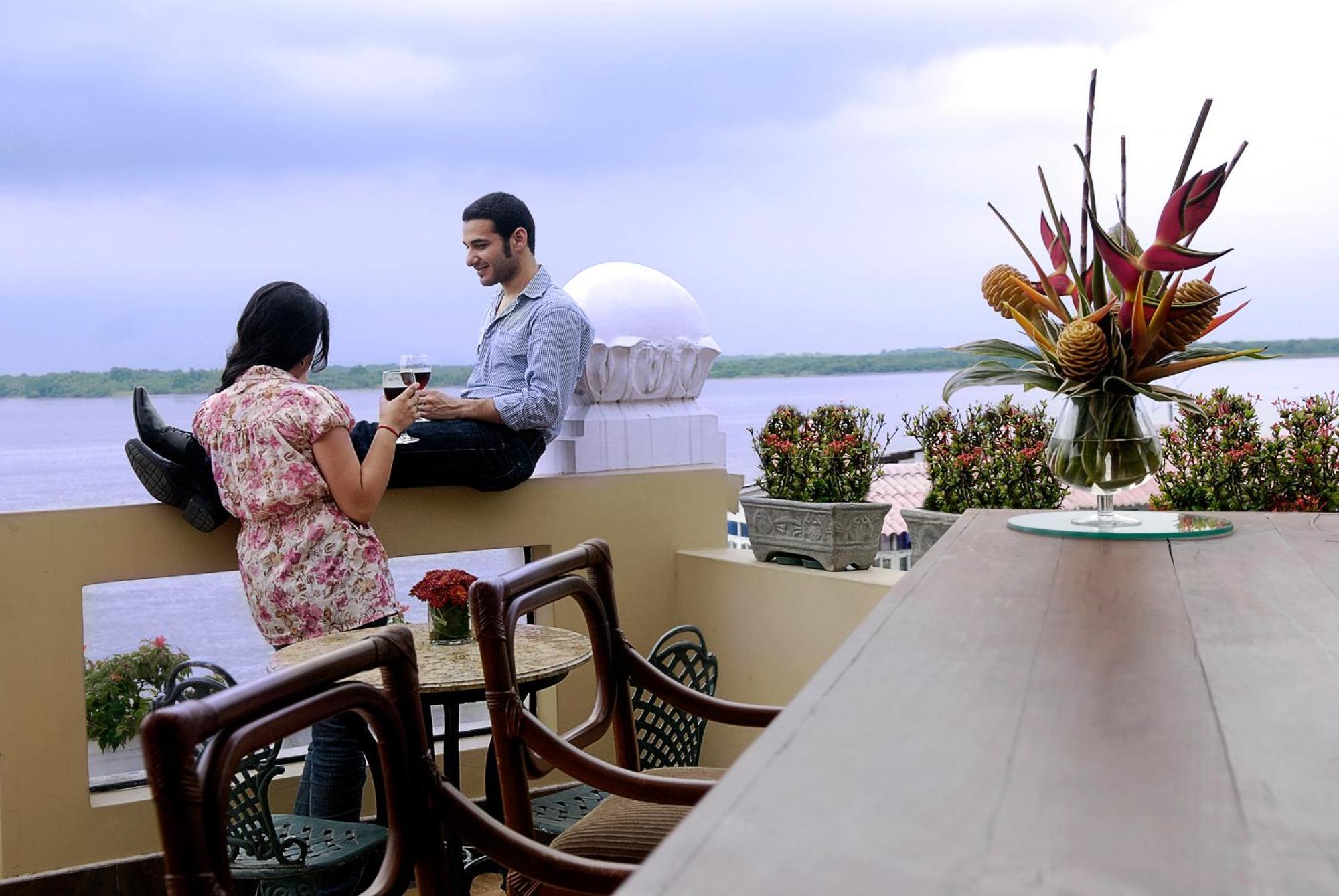 Hotel Boutique Mansion Del Rio กวายากิล ร้านอาหาร รูปภาพ
